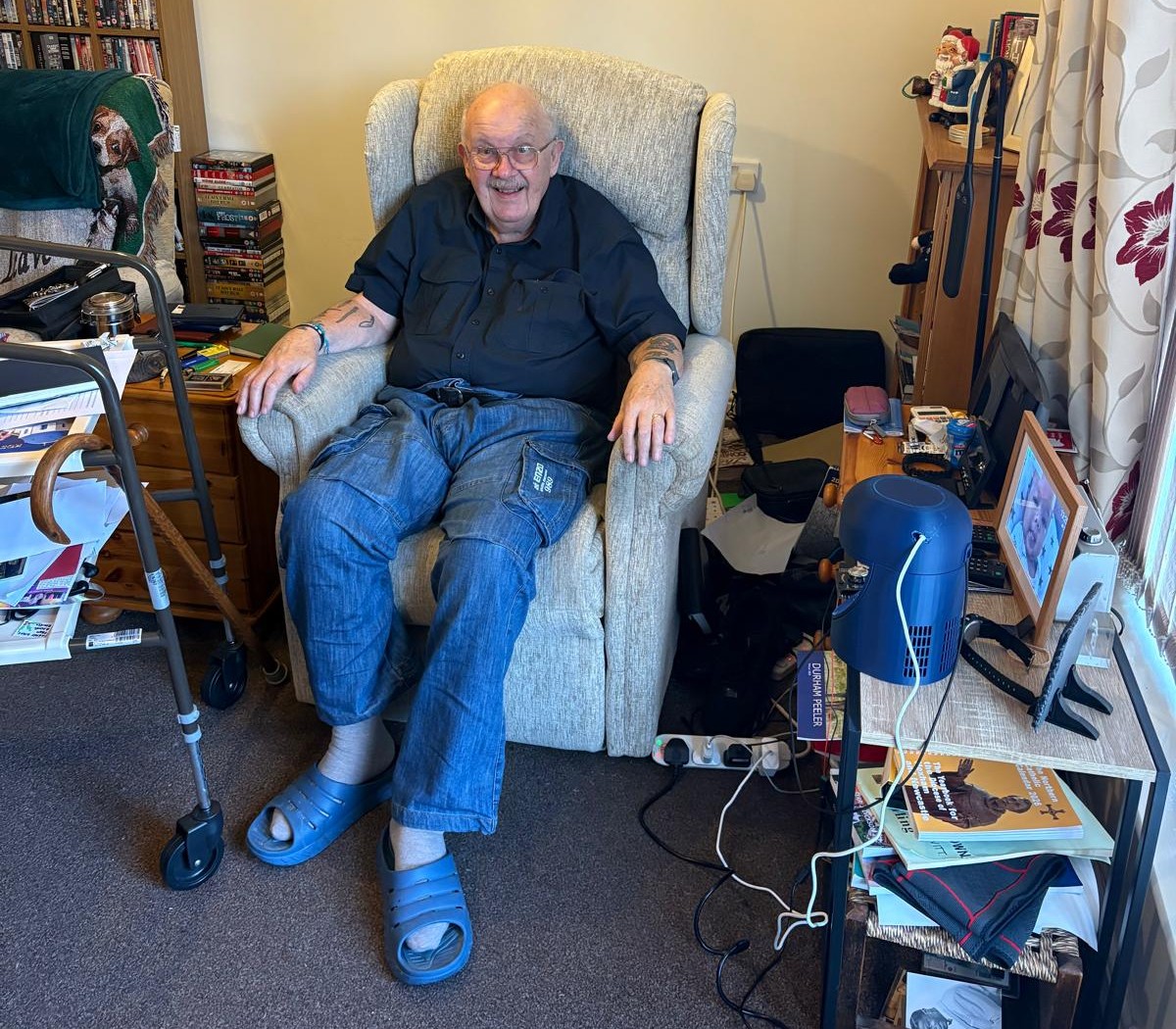 George and the first Olympia prototype